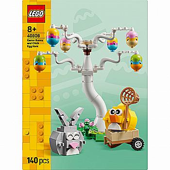 Конструктор Lego Icons "Пасхальный кролик и охота на куриные яйца", 40808