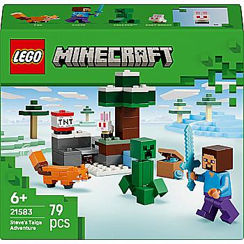 Конструктор Lego Minecraft "Приключения Стива в тайге", 21583