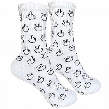 Носки "Fingers белые" р. 41-45