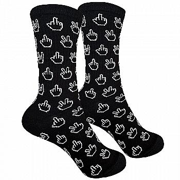 Шкарпетки  "Fingers чорні" р. 41-45