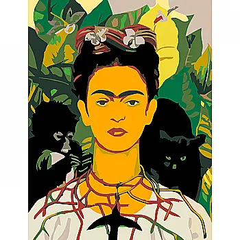 Outlet Набір-стандарт, техніка акриловий живопис за номерами "Фріда Кало", Rosa Start/850952