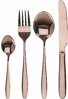 Набір столових приборів, мідний (16 шт.),  CC4100120