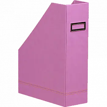 Лоток вертикальный Rhodiarama 10*25*31 см, обработка искусственной кожей, сиреневый, 318931C