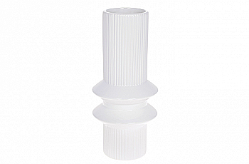 Ваза керамічна  28 см, білий, 733-474