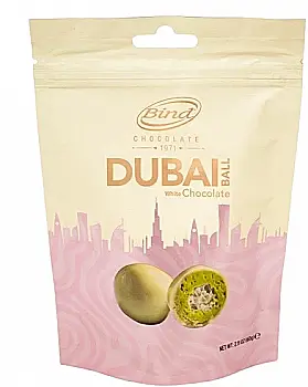 Белый дубайский шоколад с воздушным рисом, BIND ТурП