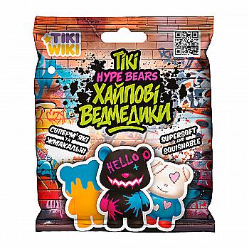 Іграшка-сквіш Tiki Wiki  – Тікі Хайпові Ведмедики (у диспл.), SQ027