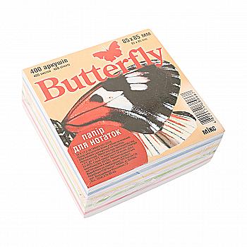 Папір для нотаток 85*85 мм 400 арк., не скл. мікс 33.25