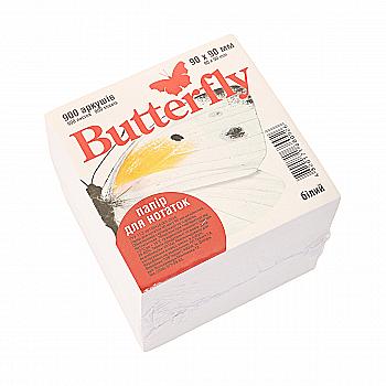 Папір для нотаток 90*90 мм 900 арк., не скл. білий 33.26