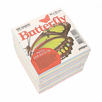 Папір для нотаток 90*90 мм 900 арк., не скл. райдуга 33.30