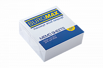 Блок для записи 80*80*30 мм, белый, не скл., BM.2201