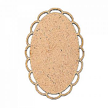 Заготовка деревянная Рамочка овальная, Ч136