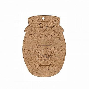 Заготовка Баночка 1, ДВП, 6,3*9 см, 1 шт, Rosa Talent (5)