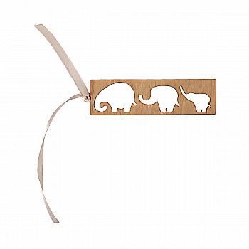 Заготівка дерев`яна Закладка "Слоники", З-ка8