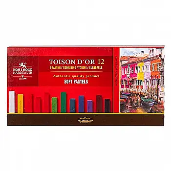 Крейди пастельні суха 12 кол T.D`or, 8582012001KS