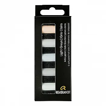 Набір сухої м’якої пастелі 5 кол., Rembrandt, Світлі сірі, Royal Talens
