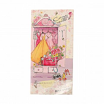 Открытка двойная евроформат Е