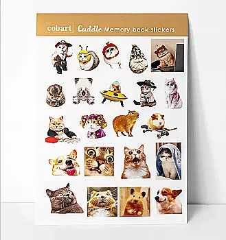 Стикеры для альбомов А5 "Cuddle", СS-VS-057, Cobart