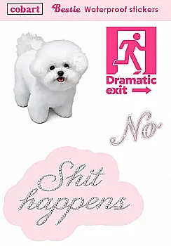 Стикерпак 2D А7 "Bestie" Cobart, СS-VS-059
