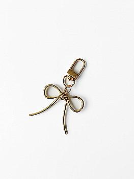 Брелок-підвіска метал бантик золото, BR19