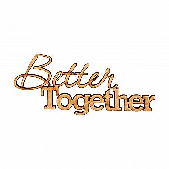 Заготовка деревянная Better Together, 9*3,5 см, МС127