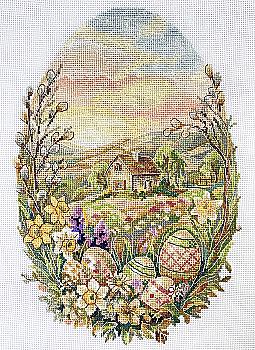 Набір для вишивання хрестиком "Великоднє диво", AH-322