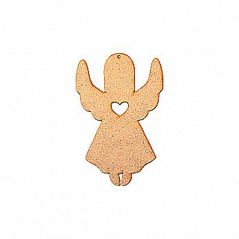 Заготовка деревянная Ангелочек с сердечком, Ч19