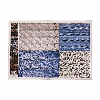 Декупажна карта 29,5*42 В’язаний візерунок 2