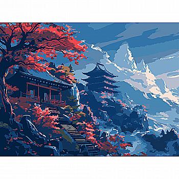 Картина за номерами 30*40 см "Гірський спокій", SS-1257 ТМ "Strateg"