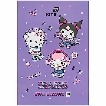 Зошит для нот А4, 20 л, HK, HK26-404