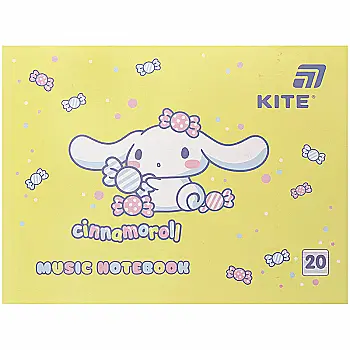 Зошит для нот А5, 20 л, CR, CR26-405