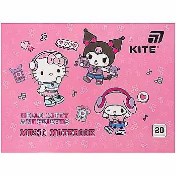 Зошит для нот А5, 20 л, HK, HK26-405