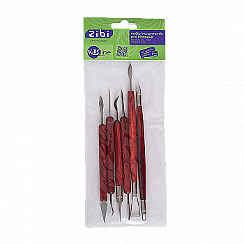 Набор инструментов для лепки, 6 шт, двусторонние, KIDS Line, ZB.6983
