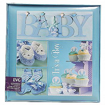 Фотоальбом EVG 20sheets Baby collage Blue w/box (UA)
