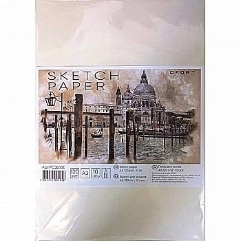 Папір для малювання тон. A3 10 аркушів (120г/м2) в п/п пакеті  PC3610E