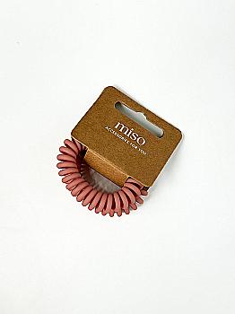 Резинка пружинка рожева 5 см матова, PR08