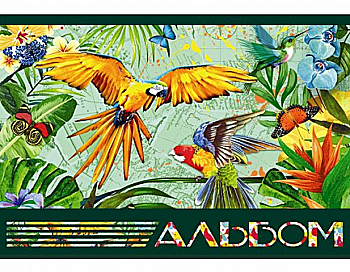 Альбом для малювання A4 30 арк. 120 г/м скоба, АА4230