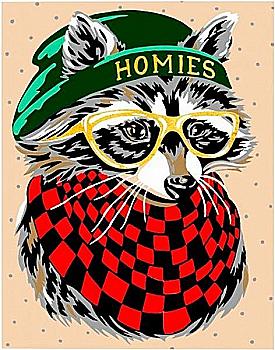 Outlet Набір, техніка акриловий живопис за номерами "Стиляга", Rosa Start/1007676