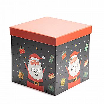 Outlet20 Подарункова коробка квадратна "Санта" 20.5*20.5, 4110211807/1020565