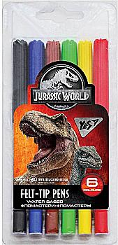 Outlet75 Outlet Фломастери 6 кол. "Jurassic World", 650431/861795/1012549