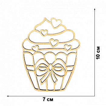 Заготовка дерев’яна для декорування, FLC-374