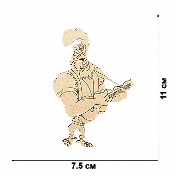 Заготовка деревянная для декорирования, FLC-426