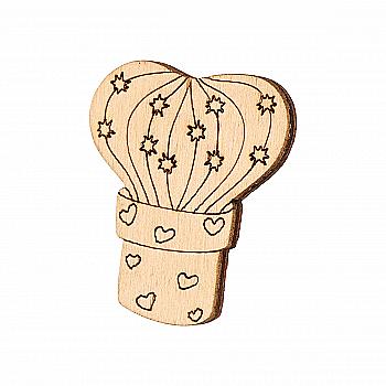 Прищіпка декоративна "Кактус 2", 000762 ArtBober