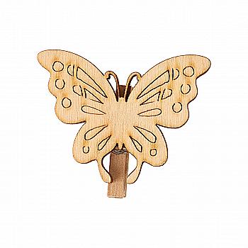 Прищепка декоративная "Бабочка 2", 000748 ArtBober