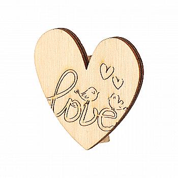 Прищепка декоративная "Сердце Love", 000753 ArtBober
