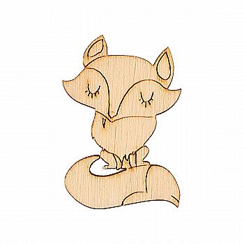 Прищепка декоративная "Лисичка 2", 000767 ArtBober