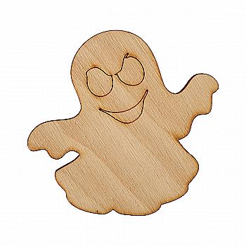 Заготовка из фанеры Раскраска Хэллоуин "Призрак-7" 6,6*7 см, 001265 ArtBober