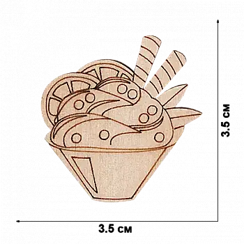 Заготовка дерев’яна для декорування, FLC-199