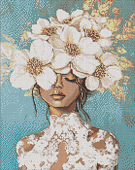 Набір з алмазною мозаїкою "Квітучі мрії" 40*50 см, AMO20243 ТМ "Ідейка"