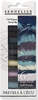 Набір сухої пастелі "Sennelier" Stormy Sky, 6 1/2 кольорів, картон, N132288.3