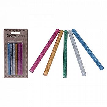 Outlet60 Стержни для клеевого пистолета 0,7*10 см (12 шт.), цветные, CY8611830/1028647